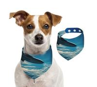Aircraft Fighter Jets Print Pet Scarf Soft Comfortable Holiday Accessory For Christmas Warm Stylish Present