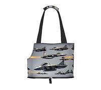 Aircraft Fighter Jets print Puppy Carrier Walking Dog Bags Pets Dogs Carrier Bags for small Dogs and Cat and Rabbit
