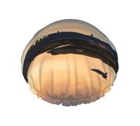 Aircraft Fighter Jets Print Shower Essentials Bonnet For Women, Large Washable Elastic Band Bath Hair Wrap Shower Cap