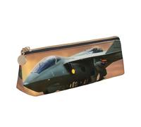 Aircraft Fighter Jets Print Students Supplies Higher Capacity Pencil Pouch Pen Case School Travel Office Desk