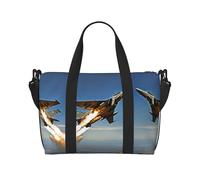 Aircraft Fighter Jets Print Travel Duffel Bags Weekender for Women,Lightweight Carry On Bag,Personal Item Bag