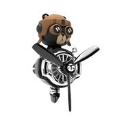 Aircraft Fresh Clip - Design Car Diffuser, Pilot Bears Fragrance Clip | Small Plane Vent Freshener Decorative Odour Simulator for Car Ventilation Styling, Fresh Odour Control