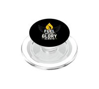 Aircraft Fueler Line Service Technician FBO Line Service PopSockets PopGrip for MagSafe