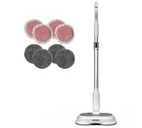 AirCraft Home PowerGlide City+ Cordless Hard Floor Cleaner and Polisher Machine, Good Housekeeping Approved, Lightweight Rechargeable, with 8 Washable Pads