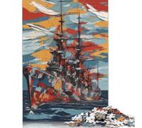 Aircraft in Ocean Jigsaw Puzzles Puzzle for Adults Kids. 1000 Piece Great Gifts Challenge Toy Educational Games Home Decoration for Educational Games Gifts 1000pcs (75x50cm)