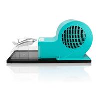 Aircraft Lift Principle Demonstration Model - Wind Tunnel Physics Experiment and Teaching Aid with Push-Button Airflow Adjustment for Studying Airfoil Lift