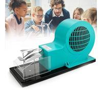 Aircraft Lift Principle Demonstrator, Wind Tunnel Physics Model with Airflow Fan, for Classroom Homeschool STEM Learning Science Fair Use