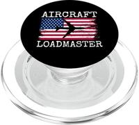 Aircraft Loadmaster Aviation Airliner Cargo American Flag PopSockets PopGrip for MagSafe