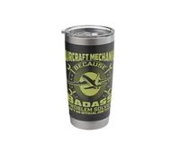 Aircraft Mechanic Because Badass Problem Solver Isn't an Stainless Steel Insulated Tumbler