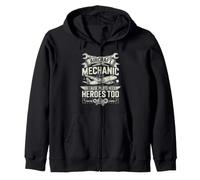 Aircraft Mechanic Funny - Pilots Need Heroes Too Aviation Zip Hoodie