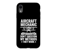 Aircraft Mechanic I Fix What The Pilot Breaks Biplane Design Case for iPhone XR