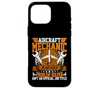 Aircraft Mechanic Job Title - Aircraft Machinist Repairman Case for iPhone 16 Pro Max