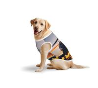Aircraft Plane At Sunsetprint Large Pets Vest Breathable Sleeveless Tank Top Cozy Lightweight Walks Travel T-Shirt