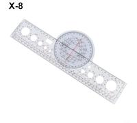 Aircraft Rotary Plotter Speed Measurement Tool for X-8/X-7 Models, Transparent Plastic Aviation Calculator for Pilots and Flight Students(X-8)