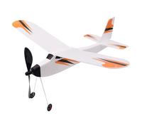 Aircraft Toy with Elastic - PP Wingspan 395mm Length 330mm Height 175mm Safe | Aircraft Set Sailing Plane Practical Skills Game Student Family Games