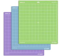 AIRCUT Cutting Mat for Cricut Maker/Explore Air 2/Air/One(12x12 Inch, StandardGrip, LightGrip, StrongGrip) Multiple Adhesive Sticky Quilting Cricket Cutting Mats Replacement Accessories for Cricut