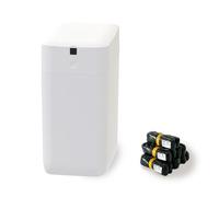 Airdeer Automatic Trash Can, 3 Gallon Self Sealing and Self-Changing Smart Trash Can, Motion Sensor, Touchless Garbage can with lid for Kitchen Bathroom Bedroom Office, 6 Refill Rings(C3, White)