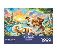 Airedale Terrier 1000 Piece Jigsaw Puzzle for Family Concentration Training Secret Santa Gift Party Puzzle Game 100% Recycled 70x50cm/1000pcs