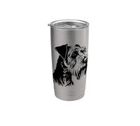 Airedale Terrier Head Silhouette - Irish Red Terrier Stainless Steel Insulated Tumbler