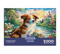 Airedale Terrier Jigsaw Puzzles 1000 Piece for Adults Educational Games Puzzle for The Whole for Women Home Decoration 100% Recvcled Cardboard 52x38cm/1000pcs