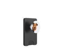 Airedale Terrier Peeking Around Corner Dog Lovers PopSockets PopWallet for MagSafe