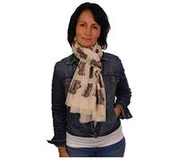 Airedale Terrier scarf with dogs on Hand Printed in the UK - Airedale Terrier gifts for women