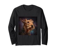 Airedale Terrier Space Long Sleeve T-Shirt