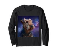 Airedale Terrier Space Long Sleeve T-Shirt