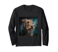 Airedale Terrier Space Long Sleeve T-Shirt