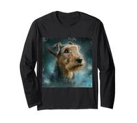 Airedale Terrier Space Long Sleeve T-Shirt