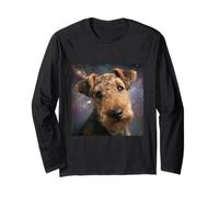 Airedale Terrier Space Long Sleeve T-Shirt