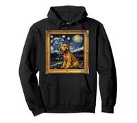Airedale Terrier Starry Night Pullover Hoodie