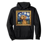 Airedale Terrier Starry Night Pullover Hoodie