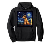 Airedale Terrier Starry Night Pullover Hoodie
