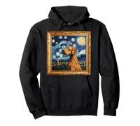 Airedale Terrier Starry Night Pullover Hoodie