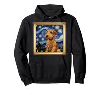 Airedale Terrier Starry Night Pullover Hoodie