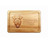 Airedale Terrier Wooden Chopping Board 30 x 20 cm