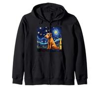 Airedale Terrier Zip Hoodie