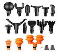 AiRelax Massage Gun Attachments for Hypervolt Go, Upgraded 15 PCS Massager Heads to Meet Different Needs for Deep Tissue Muscle Massage Gun, Plug-n-Play Accessories Easy to Use