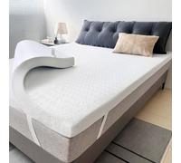 Airensky 2 Inch Memory Foam Mattress Topper, Cooling Gel Infused High Density Cal King (72"x84") Topper with Removable Washable Cover, Bed Topper for Pressure Relief Back Pain, CertiPUR-US Certified