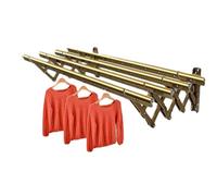 Airer Retractable Folding Clothes Drying Rack, Rustproof Accordion Rack for Laundry Room/Bathroom Tower Mudroom,Bedroom,Pool Area Clotheshorse (Size : 1 meter 4 bars) Marriage