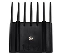 AIRERA Professional A5 Style Animal Hair Clipper Attachment Guard Guide Cutting Combs 76926-900, Compatible with Oster Classic 76 A5 Andis AG BG Wahl KM Pet Groomers(Black, #2-6mm)