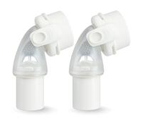 AirFit F20/F30 Replacement Swivel Elbow Connector - Quick Release, Durable, Noise-Reducing, 360° Rotatable Design (Pack of 2)