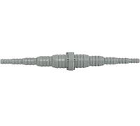 Airfit GmbH & Co. KG Hose Coupling on Both Sides for Hose with a Diameter of 8 to 25 mm, KS Grey