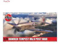 Airfix Model Set - A02110 Hawker Tempest Mk.V Post War Model Building Kit - Plastic Model Plane Kits for Adults & Children 8+, Set Includes Sprues & Decals - 1:72 Scale Model
