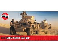 Airfix 1/35 Scale Ferret Scout Car Mk.1 (with new parts) AX1386