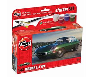 Airfix - 1:43 Small Starter Set Jaguar E-type (4/22) *af55009, (A55009)