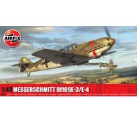 Airfix Standard Model Set - A05120C Messerschmitt Bf109E-3/E-4 Model Building Kit - Plastic Plane Kits for Adults & Children 8+, Set Includes Sprues & Decals - 1:48 Scale