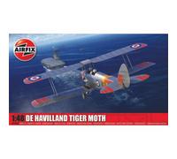 Airfix 1-48 Scale De Havilland Tiger Moth Model Kit
