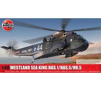 Airfix Model Set - A11006 Westland Sea King HAS.1/HAS.2/HAS.5/HU.5 Model Building Kit - Plastic Model Helicopter Kits for Adults & Children 8+, Set Includes Sprues & Decals - 1:48 Scale Model